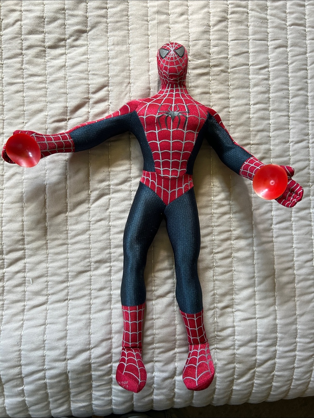 Plush Spider-Man Toy - Red & Black